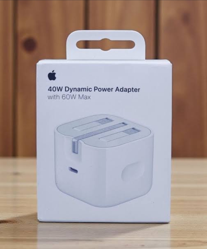 40W Dynamic Power Adapter (60W Max) – Compact USB-C Fast Charger for Mac, iPad & iPhone