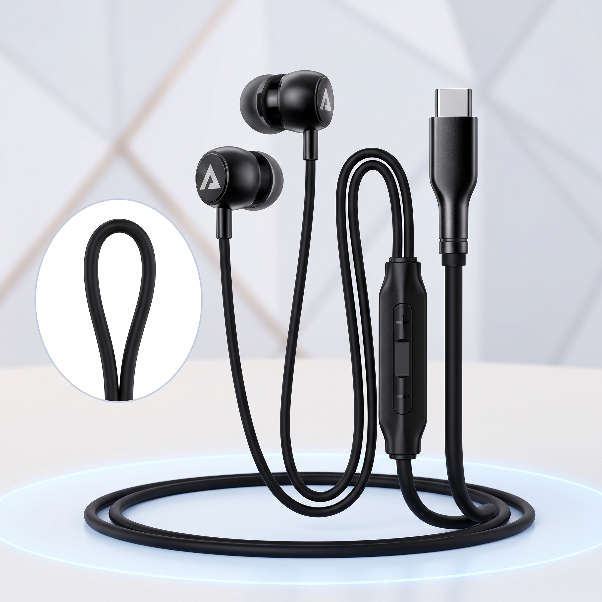 ACEFAST L8 USB-C Wired Earphones: Unleash Pure Sound with Enhanced Durable Silicone Wire