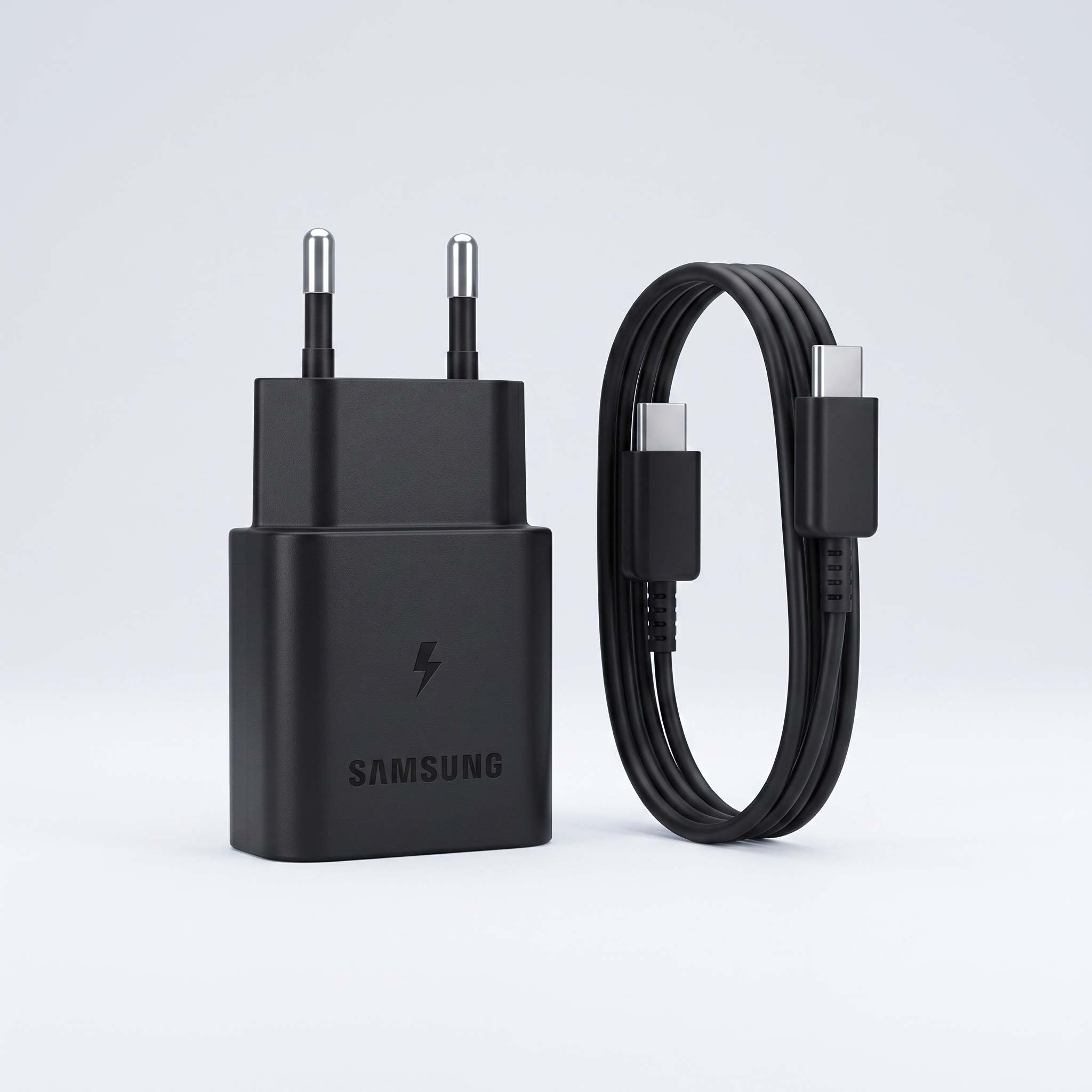 SAMSUNG 15W PD Wall Charger + USB-C to USB-C Cable
