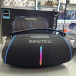 Senteo Studio Tsunami 80W Portable Bluetooth Speaker – Powerful Bass, Dynamic RGB Lighting & Sturdy Carry Strap